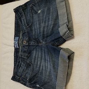 Pull And Bear Distressed Shorts